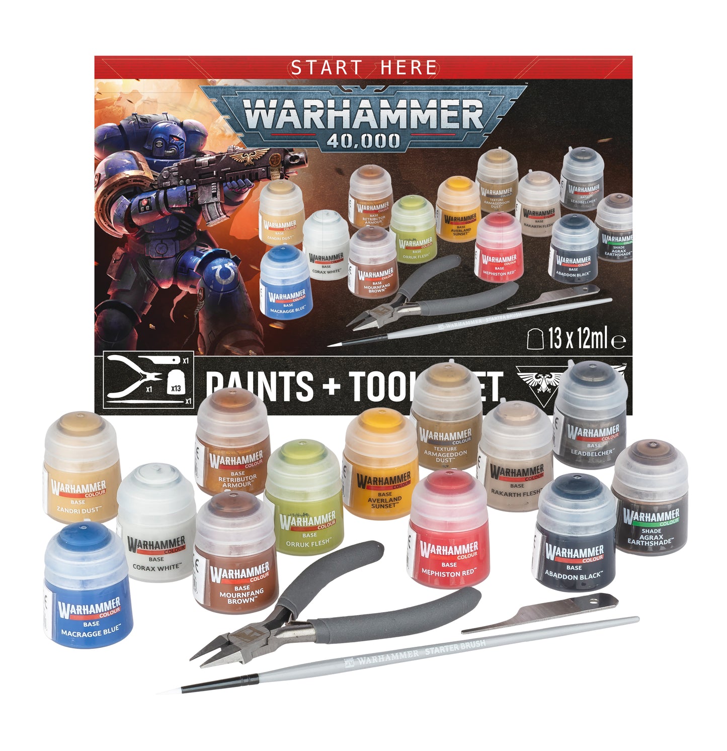 Warhammer 40000 Paints Plus Tools