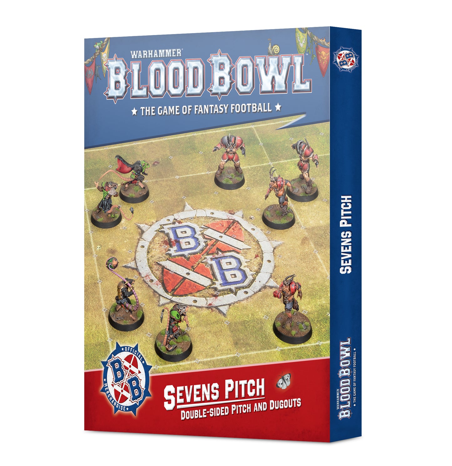 Blood Bowl: Sevens Double-Sided Pitch and Dugouts Set