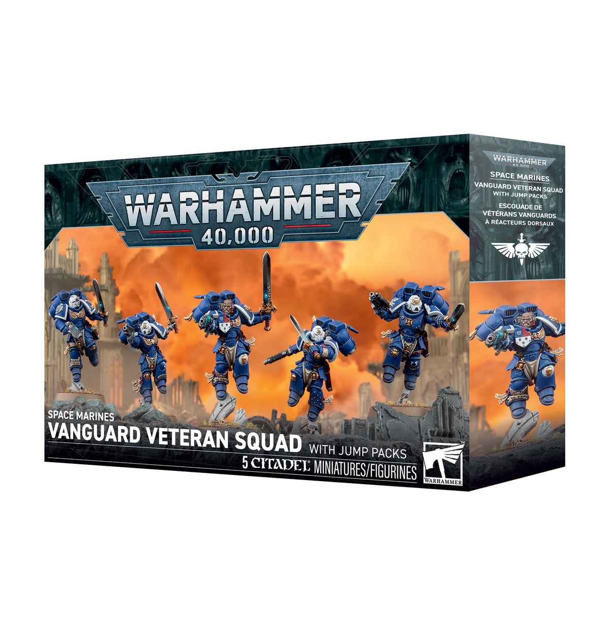 Space Marines: Vanguard Veterans Squad with Jump Packs