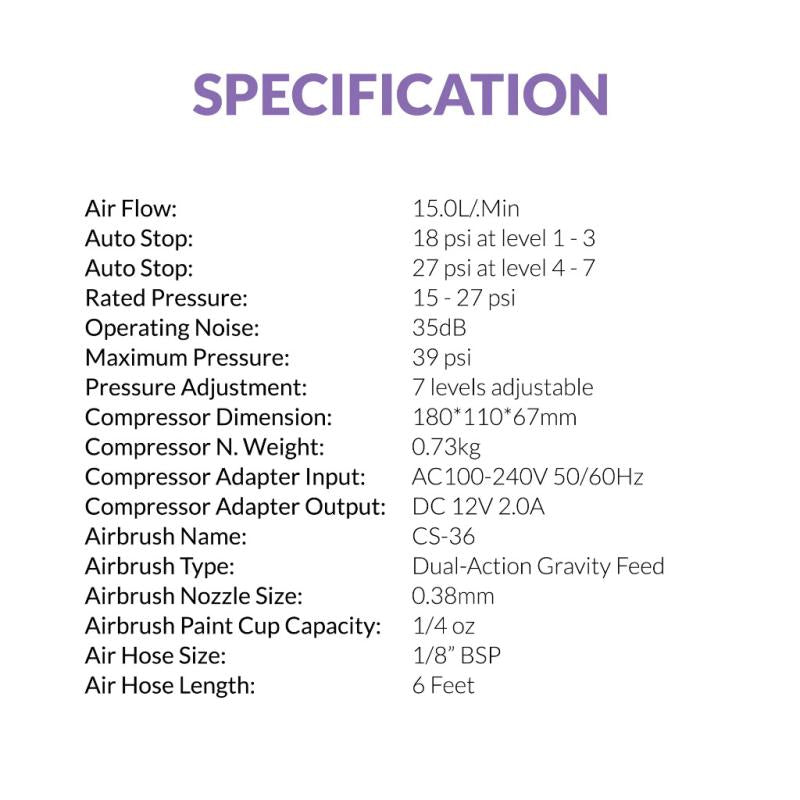Ambition Series GTS-06 Serenair Mini Air Compressor