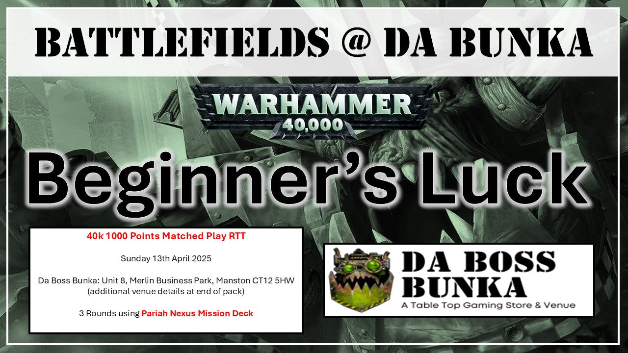 Beginners Luck RTT - 13/4/25