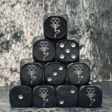 Space Elf Darkk Death God 16mm Dice Set