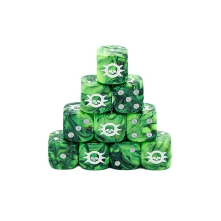 Death Guard 16mm Dice Set