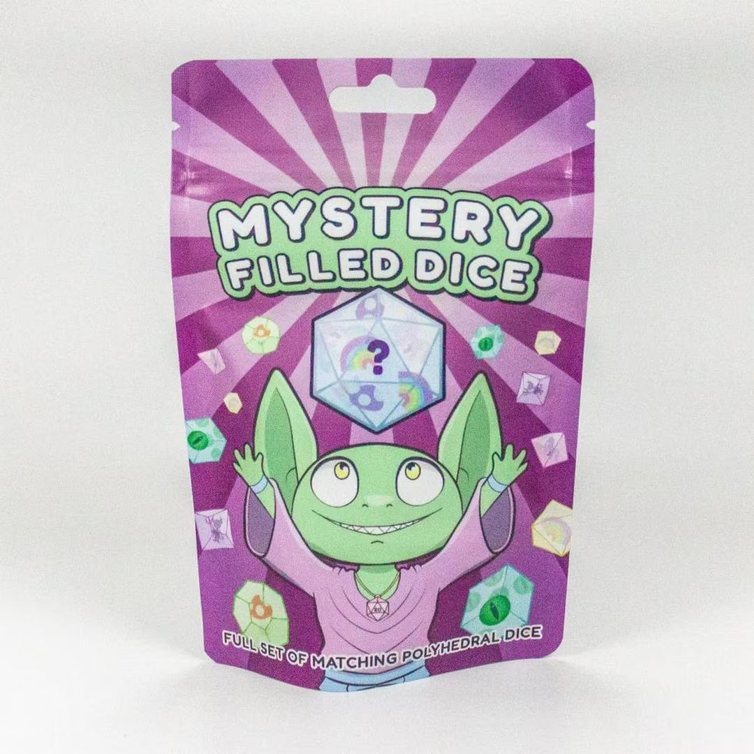 Filled/Inclusion Dice Set - Mystery Dice Goblin