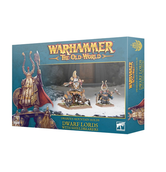Dwarf Lord with shield bearers