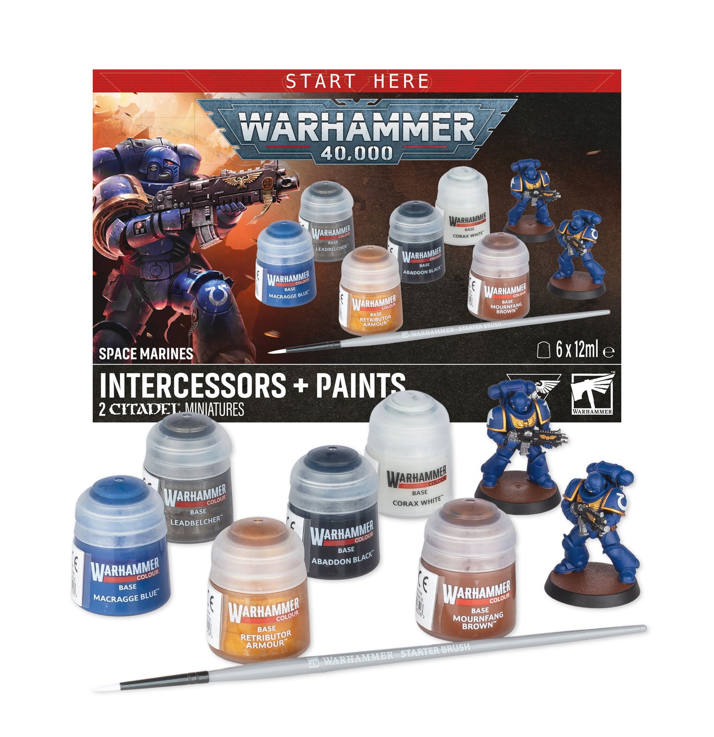 Space Marines: Intercessors Plus Paints